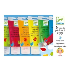 6 Finger Paint Tubes - Classic