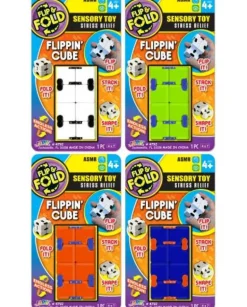Flip & Fold Sensory Toy Flippin' Cube