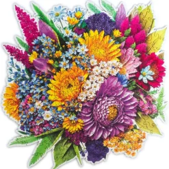 Flora - Blooming Bouquet Wooden Puzzle - 200 Pieces
