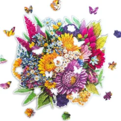 Flora - Blooming Bouquet Wooden Puzzle - 200 Pieces