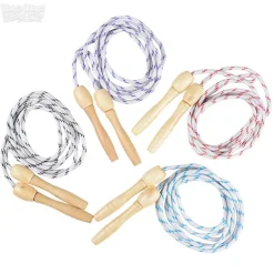 7 Foot Jump Rope With Wooden Handle