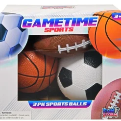 Fun Storm Asstored 3pk Balls in Color Box