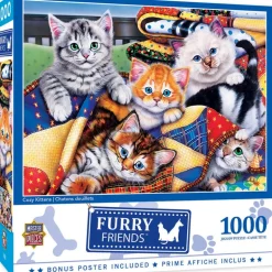 Furry Friends - Cozy Kittens - 1000 Piece Puzzle