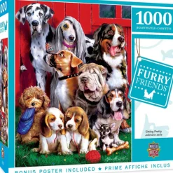 Furry Friends - Sitting Pretty - 1000 Piece Puzzle