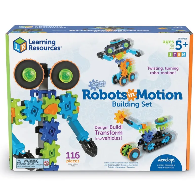 Gears! Gears! Gears! Robots in Motion