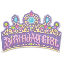Glitter Crown Birthday Card