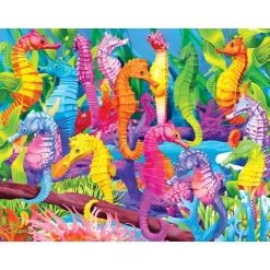 Glow in the Dark - Singing Seahorses - 300 Piece Puzzle