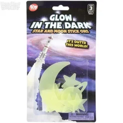 Glow In The Dark Star And Moon Stick-Ons