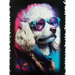 GlowUp - Sir Poodle Wooden Jigsaw Puzzle
