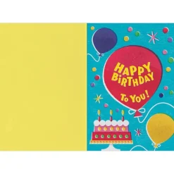 Googly Eyes - Blue Monster Birthday Card