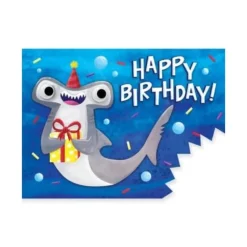 Googly Eyes - Shark Birthday Card