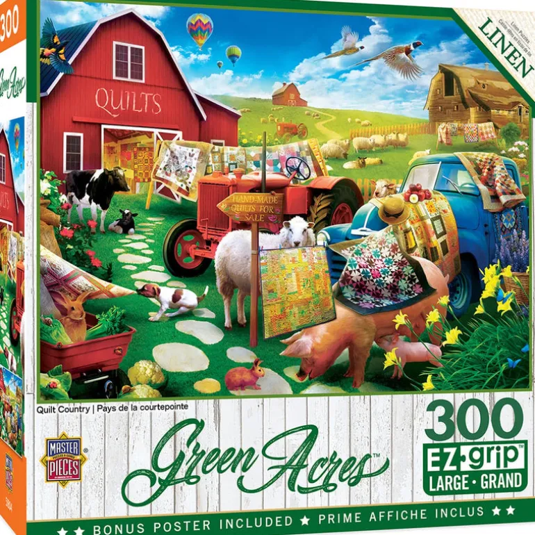 Green Acres - Quilt Country - 300 Piece EzGrip Puzzle