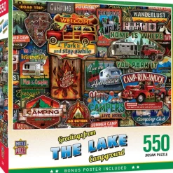 Greetings From - The Lake - 550 Piece Puzzle