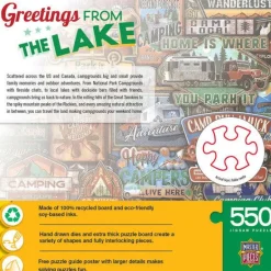 Greetings From - The Lake - 550 Piece Puzzle