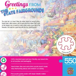 Greetings From - The State Fairgrounds - 550 Piece Puzzle