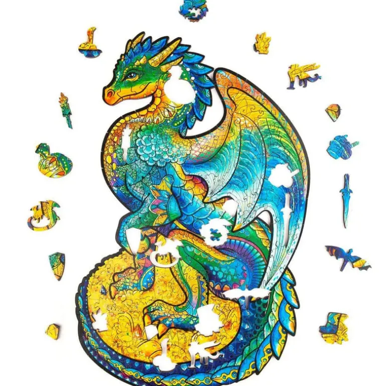 Guarding Dragon Wooden Puzzle