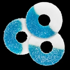 Gummi Blue Raspberry Rings 4.5 lb. Bag