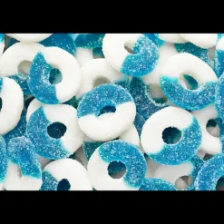 Gummi Blue Raspberry Rings 4.5 lb. Bag