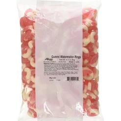 Gummi Watermelon Rings 4.5 lb. Bag