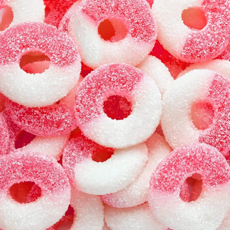 Gummi Watermelon Rings 4.5 lb. Bag
