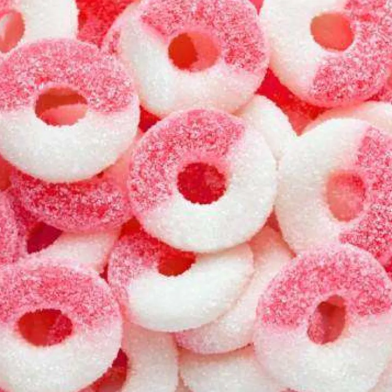 Gummi Watermelon Rings 4.5 lb. Bag