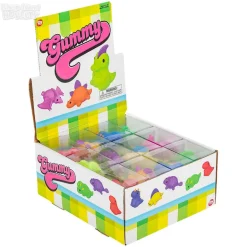 1.5" Gummy Dinosaurs Assorted Styles
