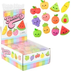 1.5" Gummy Fruit Assorted Styles