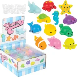 1.5" Gummy Sea Life Animals Assorted Styles