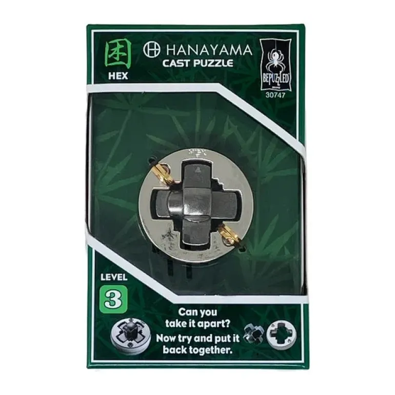 Hanayama Cast Puzzle - Hex - Level 3