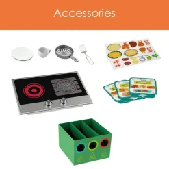 Hape Deluxe Kitchen Playset With Fan Fryer
