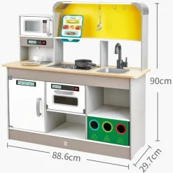 Hape Deluxe Kitchen Playset With Fan Fryer