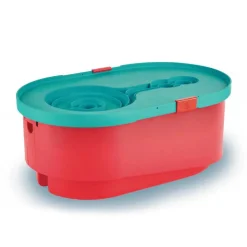 Hape Quadrilla Stack Track Bucket Set Wooden Marble Run Blocks