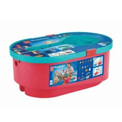 Hape Quadrilla Stack Track Bucket Set Wooden Marble Run Blocks