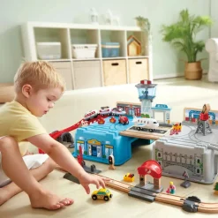 Hape Super Cityscape Transport Bucket Set