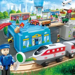 Hape Super Cityscape Transport Bucket Set