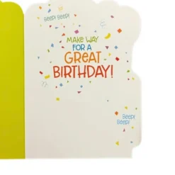 Happy Birthday Car Die-Cut Card