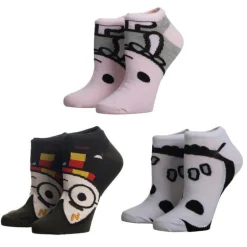 Harry Potter - 3 Pair Character Ankle Socks