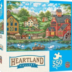 Heartland Collection - Swan Pond -550 Piece Puzzle