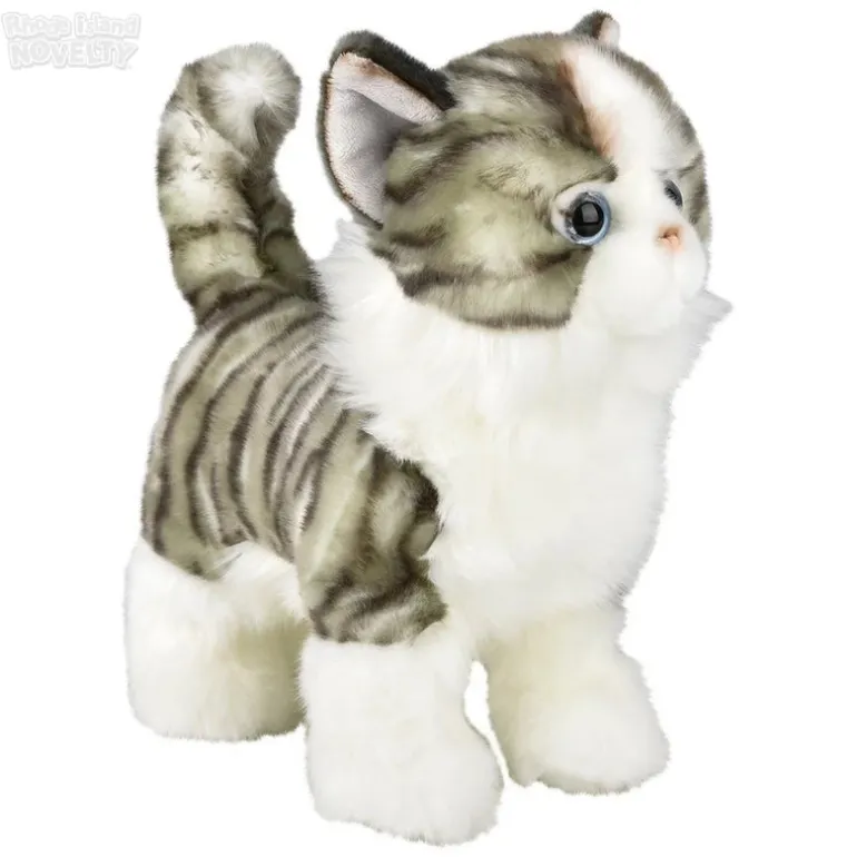 12" Heirloom Standing Tabby Cat