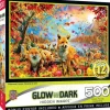 Hidden Images Glow In The Dark - Foxes and Friends - 500 Piece Puzzle