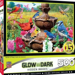 Hidden Images Glow In The Dark - Garden of Song - 500 Piece Puzzle