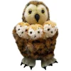 Hide-Away Puppets - Mother Owl With 3 Babies