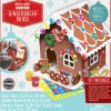 Holiday Buildable Wood Paint Kit - Gingerbread House