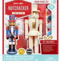 Holiday Wood Paint Kit - Nutcracker Soldier