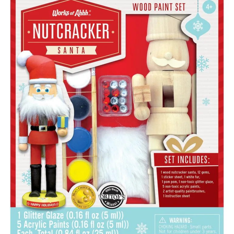 Holiday Wood Paint Kit - Nutcracker Santa