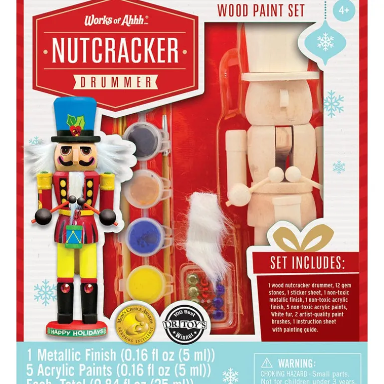 Holiday Wood Paint Kit - Nutcracker Drummer