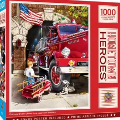 Hometown Heroes - Firehouse Dreams - 1000 Piece Puzzle