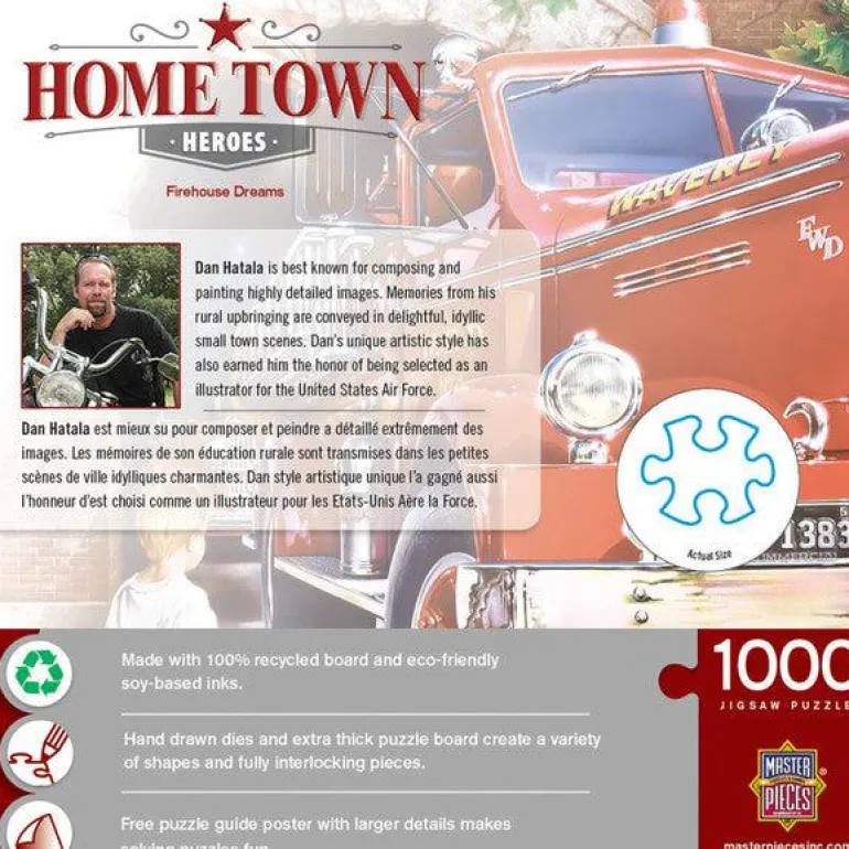 Hometown Heroes - Firehouse Dreams - 1000 Piece Puzzle