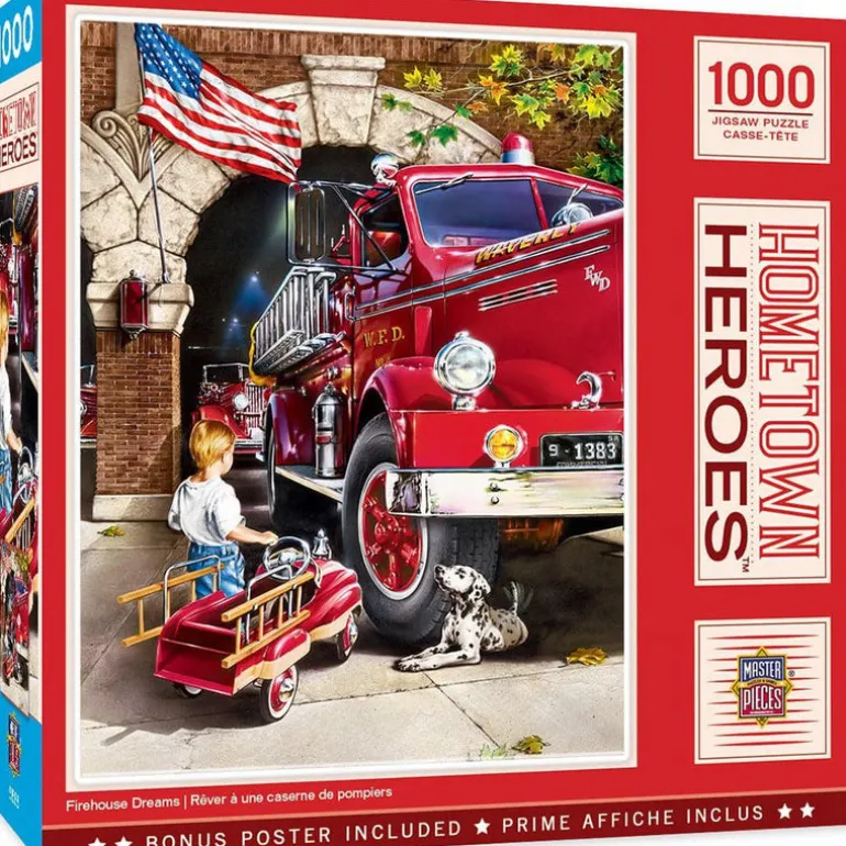 Hometown Heroes - Firehouse Dreams - 1000 Piece Puzzle