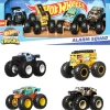 Hot Wheels Monster Trucks 4-Pack - Alarm Squad